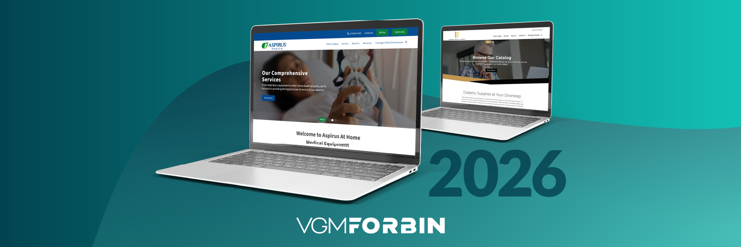 two examples of our HME website solutions