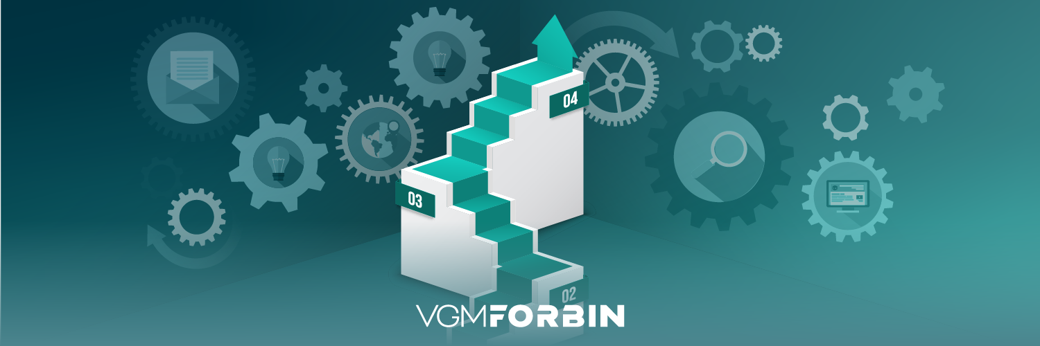 marketing data with a staircase