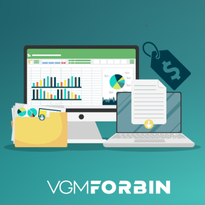 laptop with excel document and a word doc