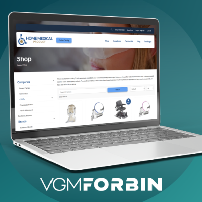 HME eCommerce website storefront