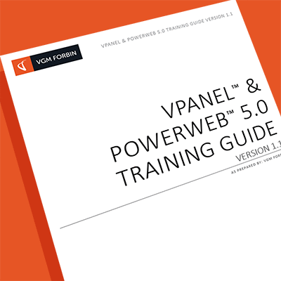 vPanel and PowerWeb 5.0 Training Guide cover
