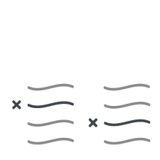 illustration of a cog set on top and a check list below indicating the ability to customize options