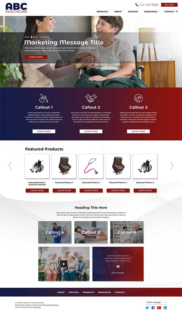 Layout Option 1