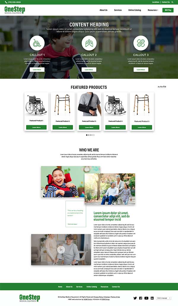 Layout Option 3